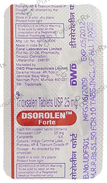 Dsorolen Forte 25mg Tablet