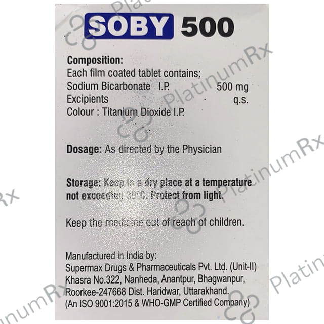 Soby 500mg Tablet 10s