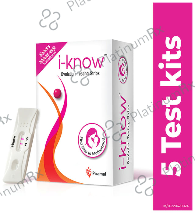 I Know Ovulation Testing Strip Kit 5s