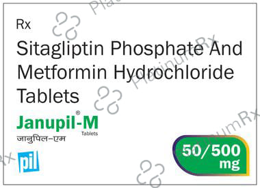 Janupil M 50/500mg Tablet 15s