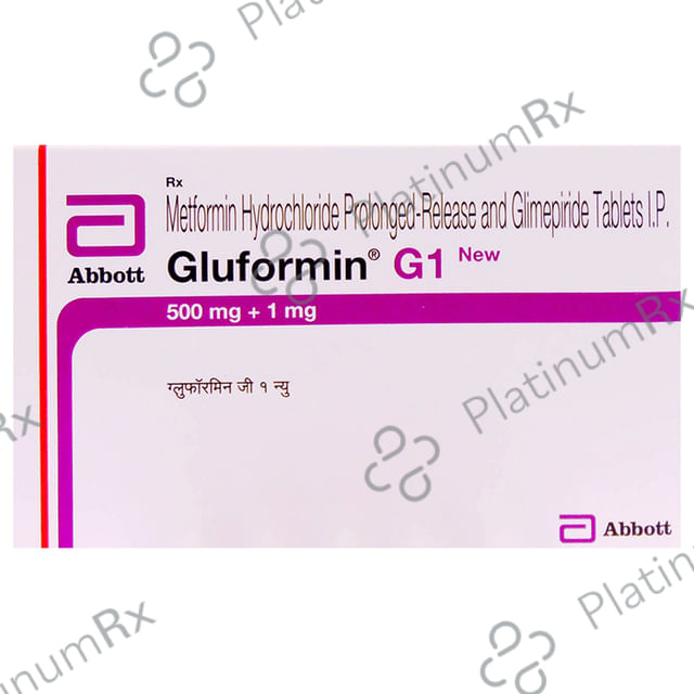 New Gluformin G 1/500mg Tablet PR 15s