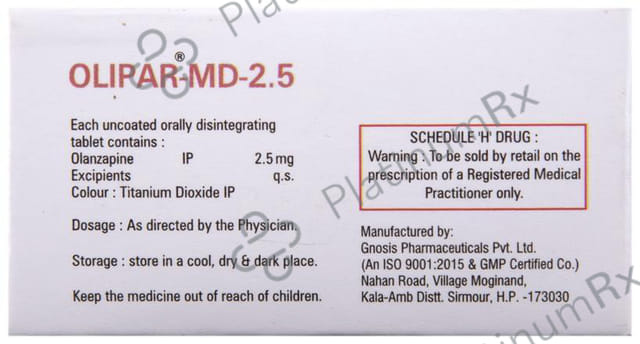 Olipar MD 2.5mg Tablet 10s