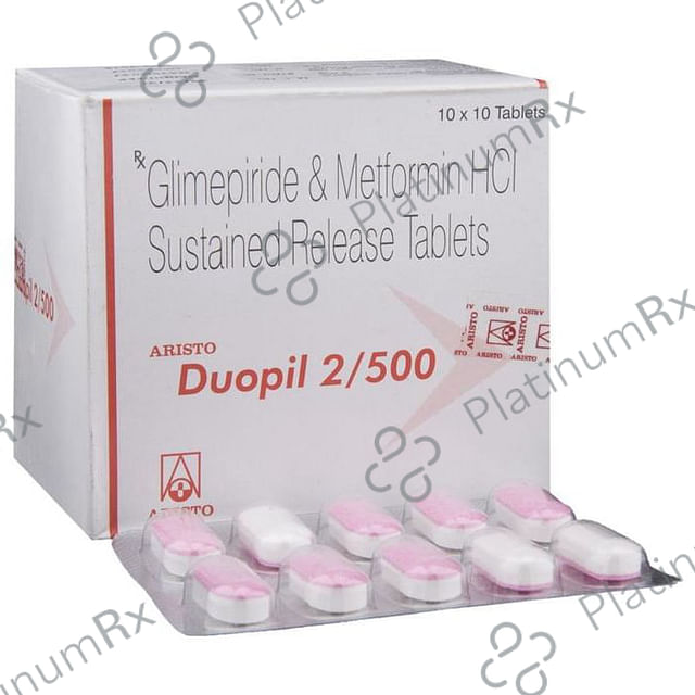 Duopil 2/500mg Tablet PR 10s