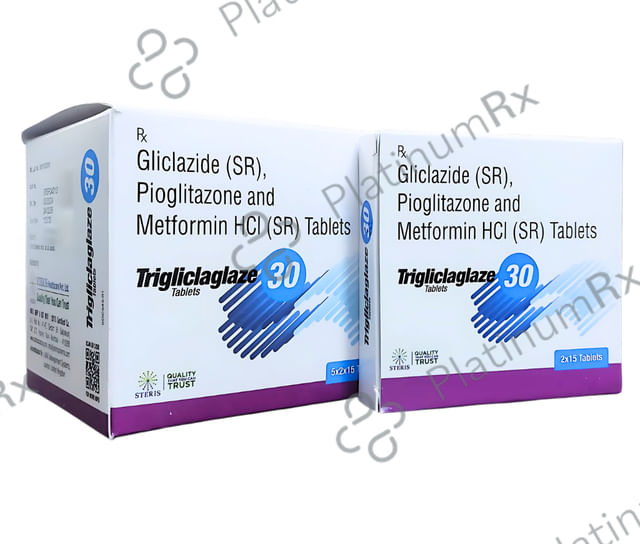 Trigliclaglaze 30/15/500mg Tablet 15s
