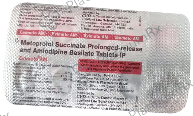 Evimeto AM 5/50mg Tablet PR 10s