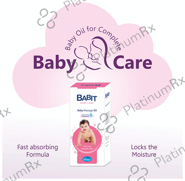 Babit Baby Massage Oil Enriched with Vitamin E 100ml
