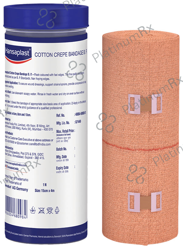 Hansaplast Cotton Crepe Bandage B.P. 15cm x 4m