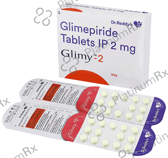 Glimy 2mg Tablet 14s