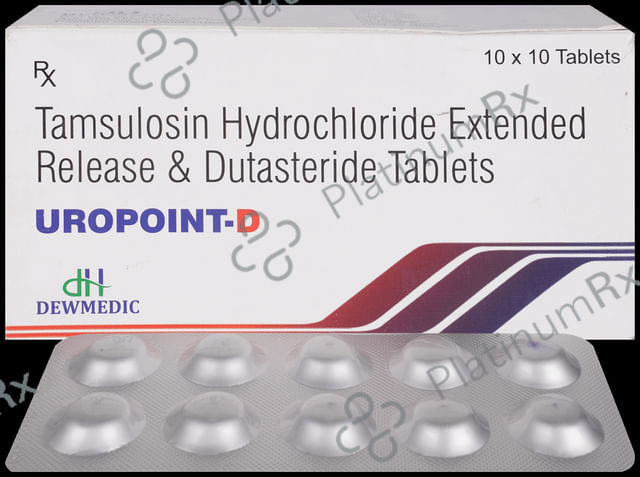Uropoint D 0.4mg/0.5mg Tablet