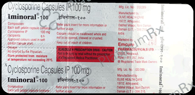 Iminoral 100mg Capsule 5s