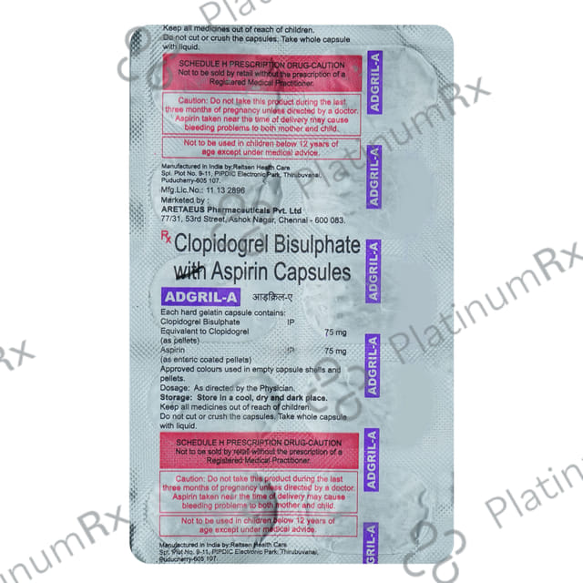 Adgril A 75/75mg Tablet 10s