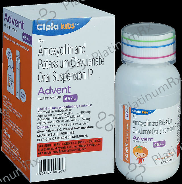 Advent Forte 457mg Syrup Tangy Orange 60ml
