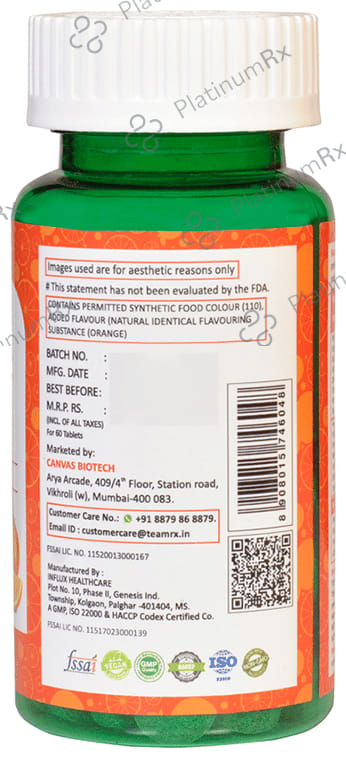Team Rx Vitamin C + Zinc Chewable Tablet
