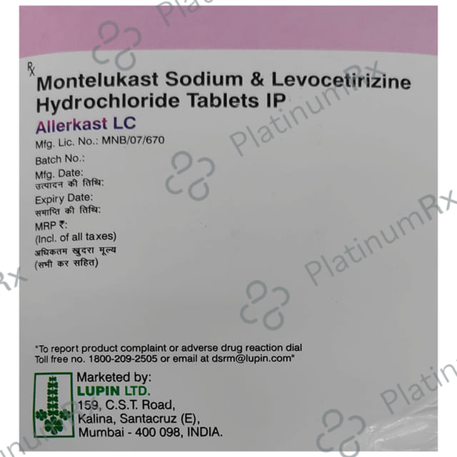 Allerkast LC 5/10mg Tablet 10s