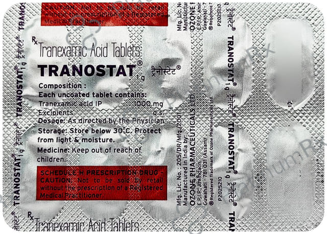 Tranostat 1000mg Tablet 10s