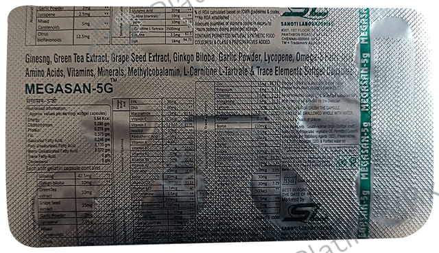 Megasan 5G Softgel Capsule 10s