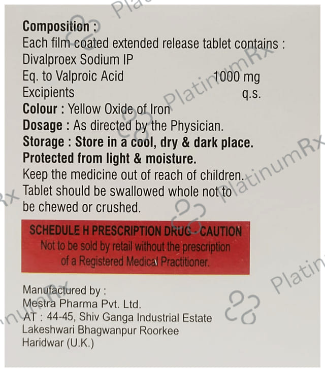 Xval OD 1000mg Tablet 10s