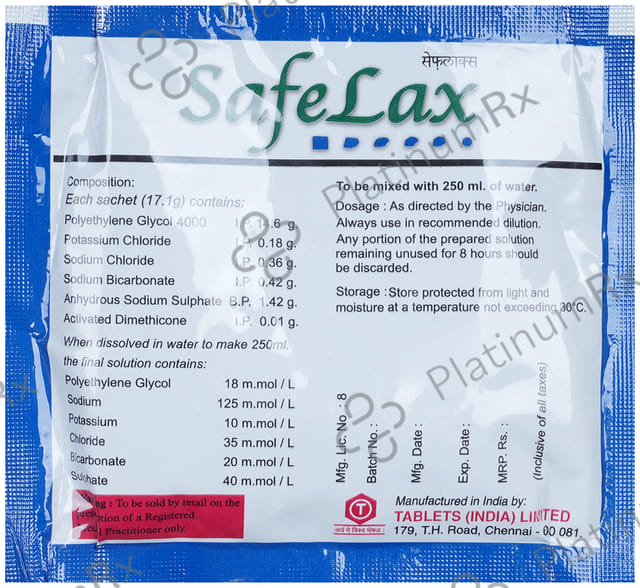 Safelax Powder 17.1gm
