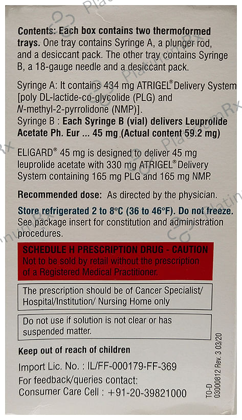 Eligard 45mg Suspension for Injection