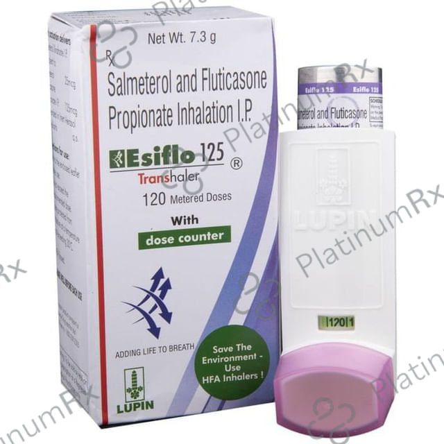 Esiflo 125/25mcg Transhaler 120MDI