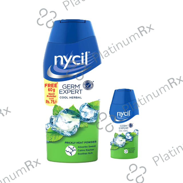 Nycil Cool Herbal Prickly Heat Powder 150gm