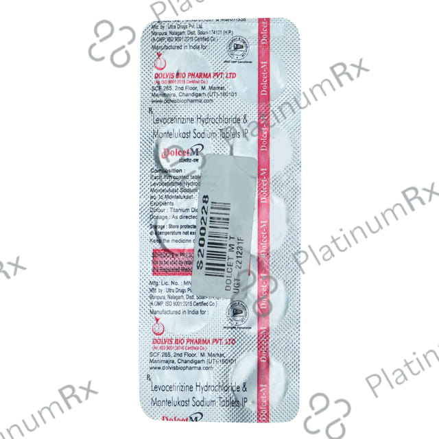 Dolcet-M 5mg/10mg Tablet