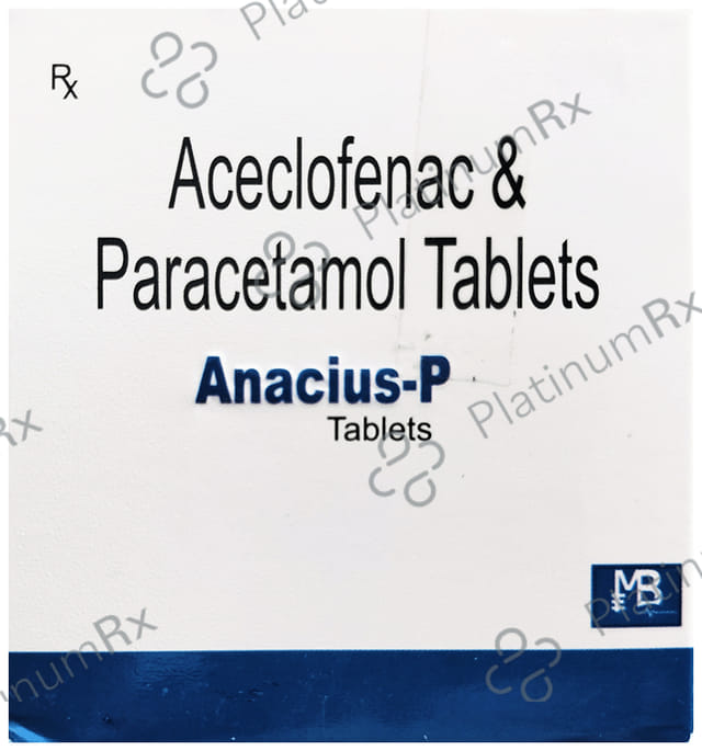 Anacius P 100/325mg Tablet 10s