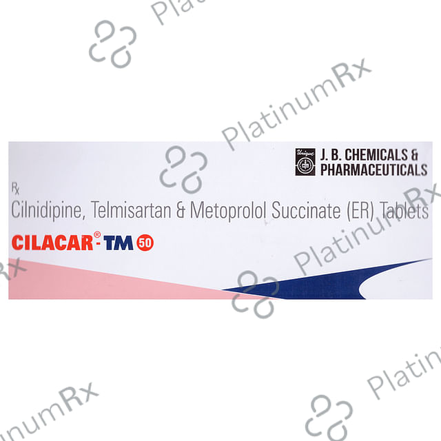 Cilacar TM 10/50/40mg Tablet ER 10s