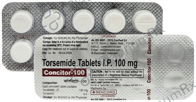 Concitor 100mg Tablet 10s