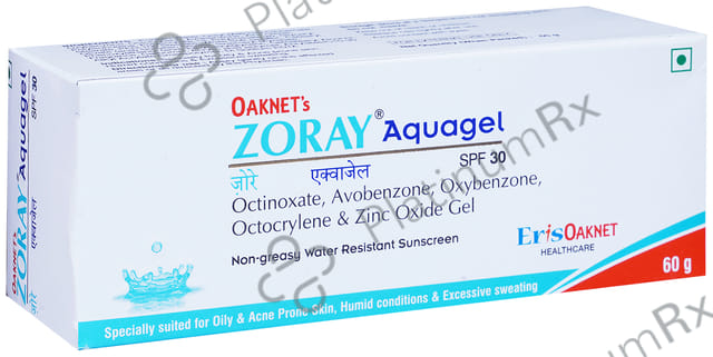 Zoray Aquagel SPF 30 Gel 60gm