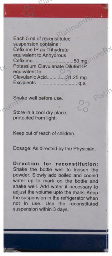 Taxim O CV 50/31.25mg Oral Suspension 30ml