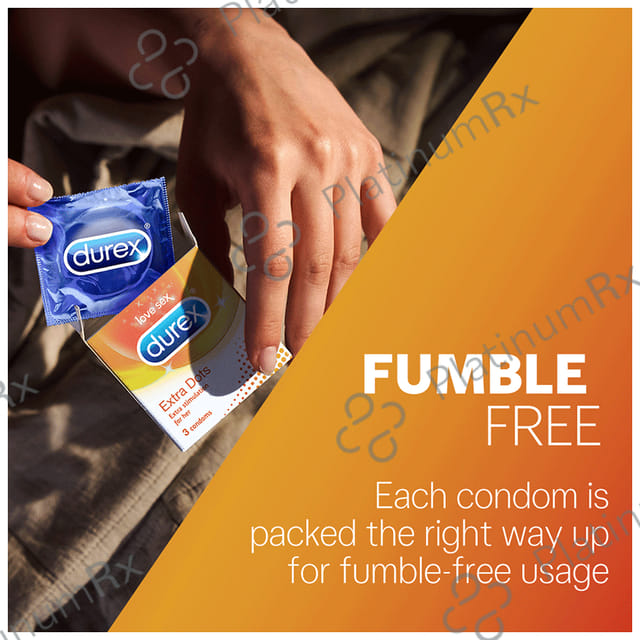 Durex Extra Dots Condom 10s