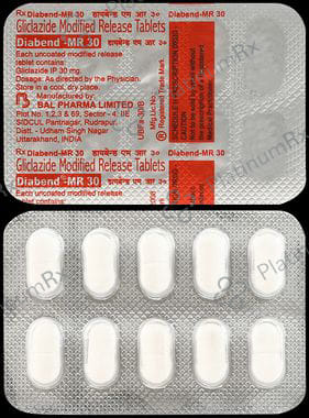 Diabend MR 30mg Tablet 10s