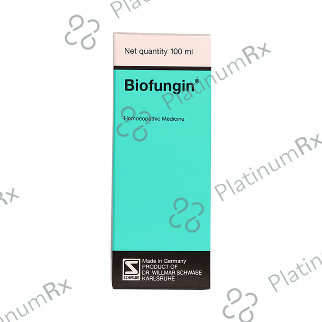 Dr Willmar Schwabe Germany Biofungin Syrup 100 ml