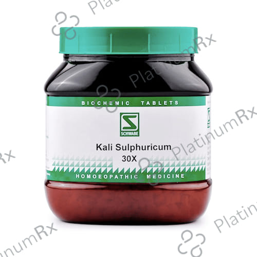 Dr Willmar Schwabe India Kali Sulphuricum Biochemic Tablet 30X 550 gm