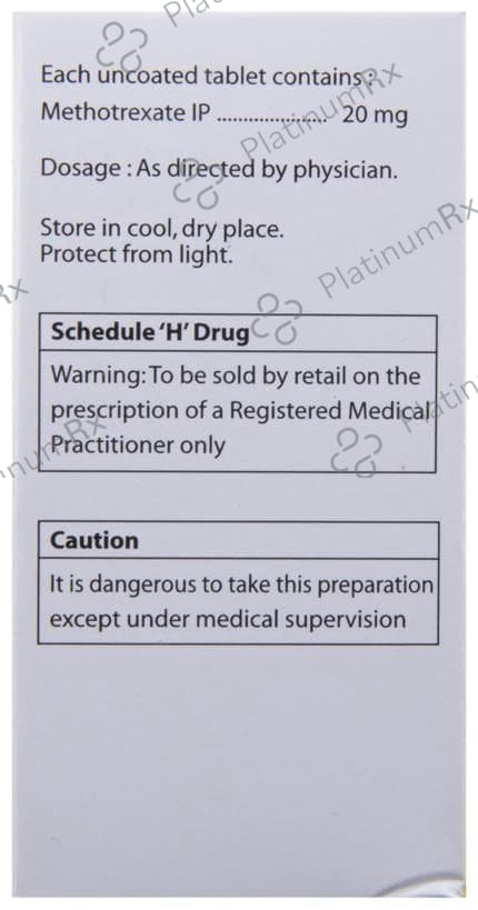 Folitrax 20mg Tablet 4s