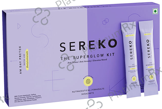 Sereko Super Glow Kit with Collage Boost, Antioxidants and Probiotics for Glow