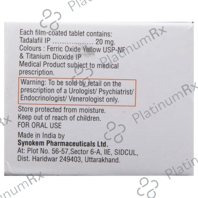 Tadact 20mg Tablet 10s