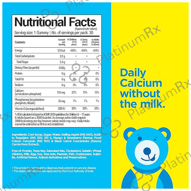 NutriBears Support Gummies 30s
