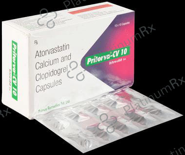 Pritorva CV 10/75mg Capsule 10s
