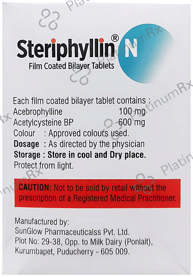 Steriphyllin N 100/600mg Tablet 10s