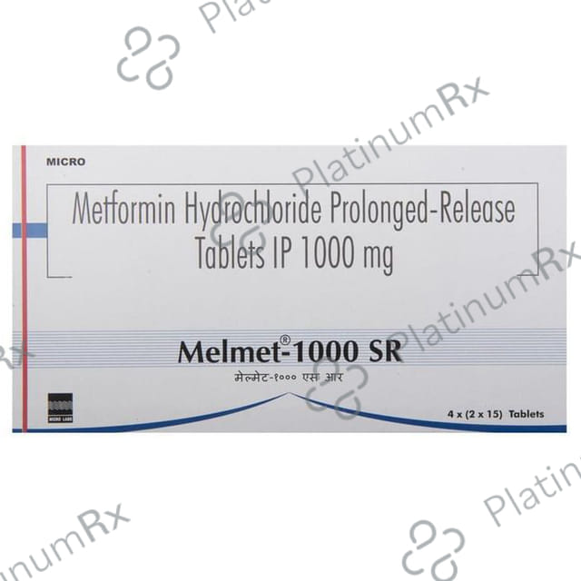 Melmet SR 1000mg Tablet 15s