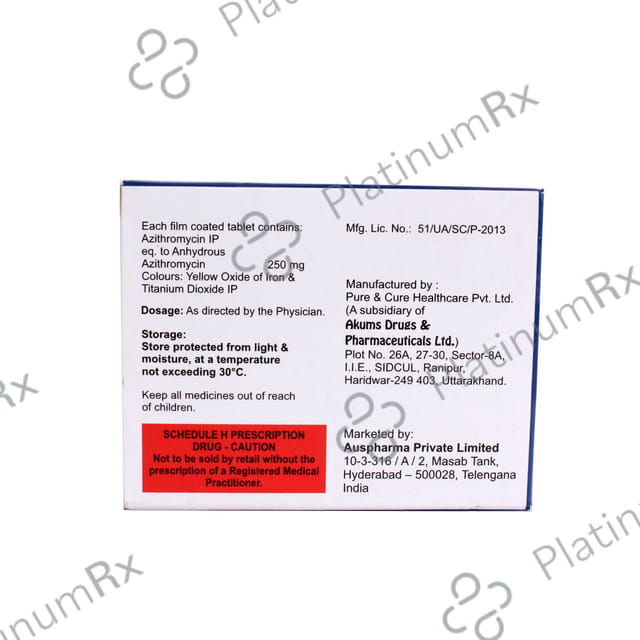 Azithcin 250 Tablet