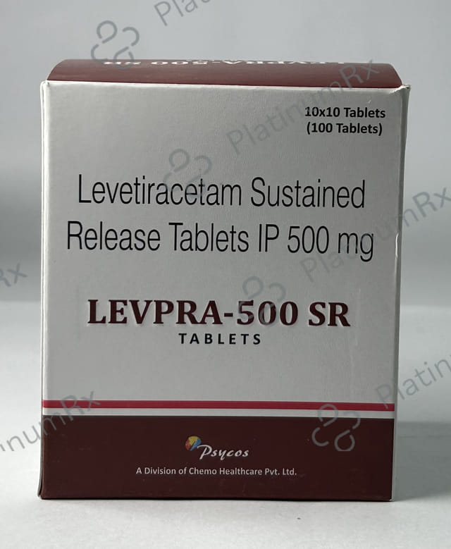 Levpra 500mg SR Tablet 10s