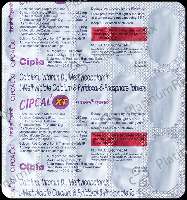 Cipcal XT Tablet 15s