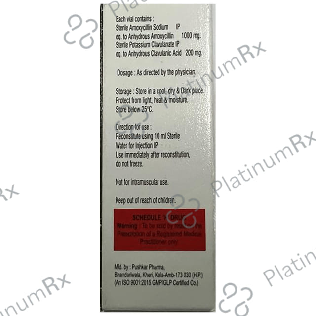 Opimox IV 200/1000mg Injection 1s