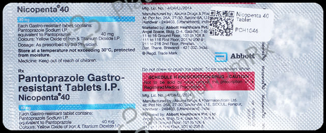 Nicopenta 40mg Tablet 10s