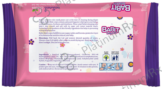 Babit Baby Care Wipes 25 wipes