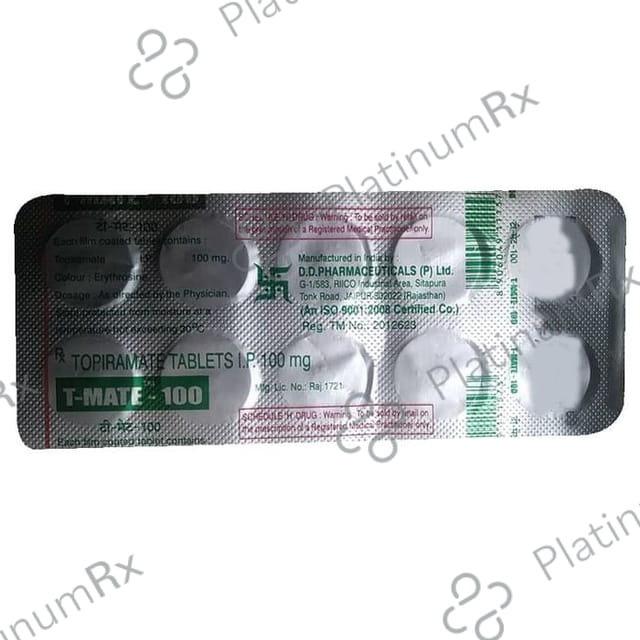 T Mate 100mg Tablet