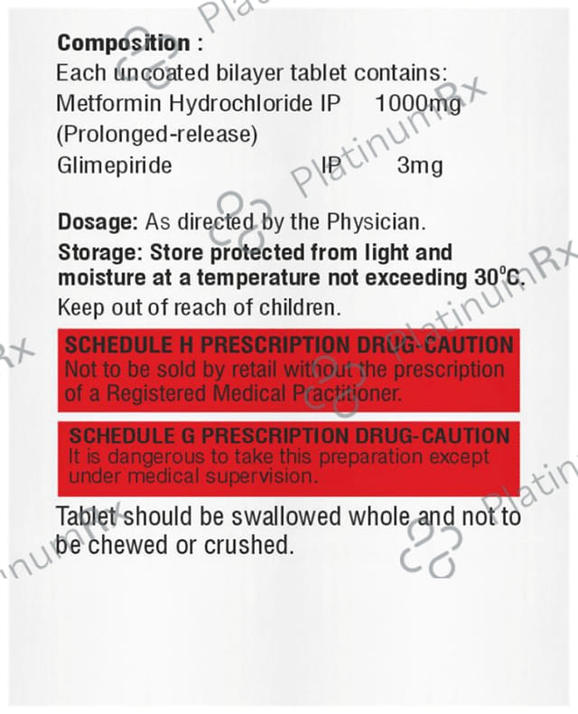 Mexfib G Forte 3/1000mg Tablet SR 10s